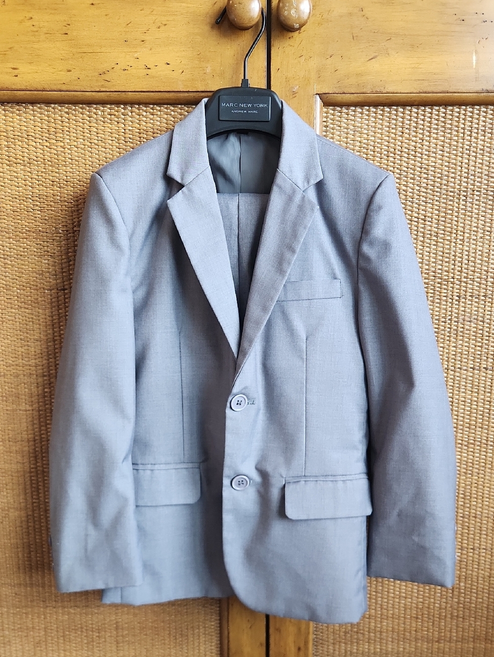 Boys Light Gray Suit